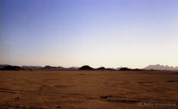 Landschaft in der Sahara