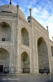 Nahaufnahme des Mausoleums
