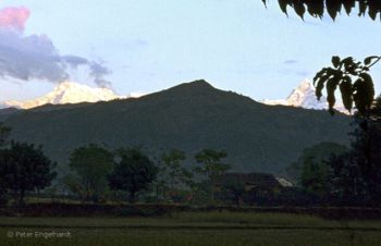 Abendstimmung in Pokhara