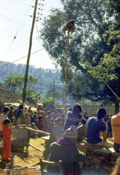 Gaukler-Truppe in Nepal