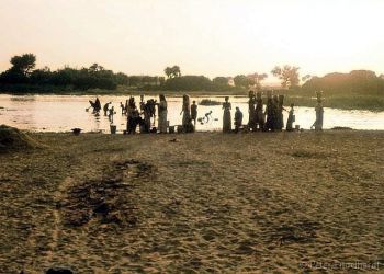 Abendstimmung am Nigerufer