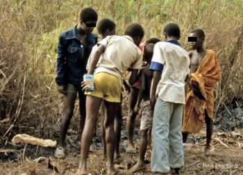 Straßenkinder in Bangui