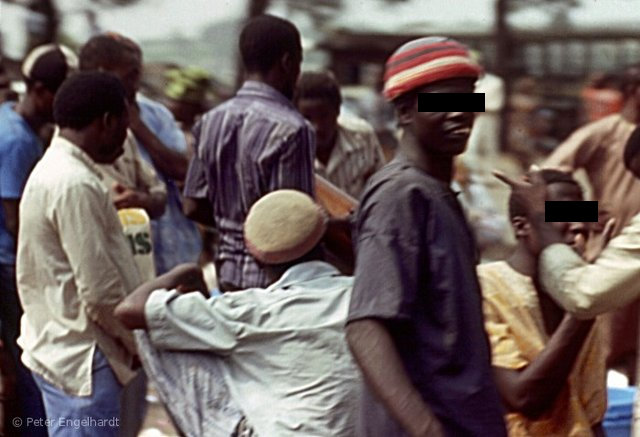 Szene auf dem Markt von Lomé