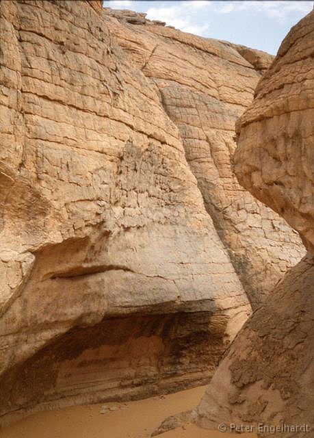 Algerien Klamm Schlucht Sahara