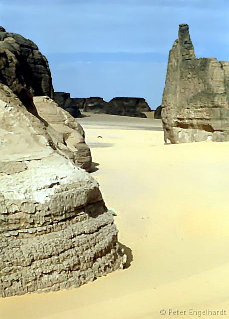 Algerien Wüste Sand Klippen