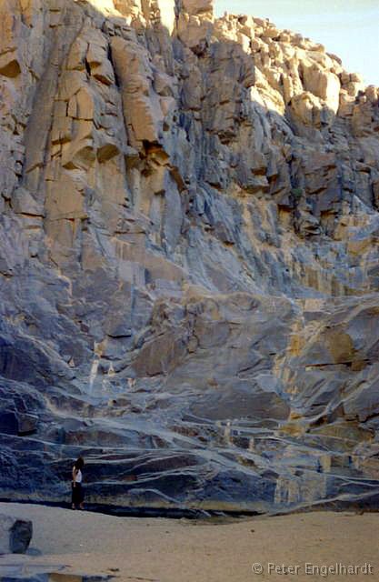 Algerien Hoggar Tal Schlucht Canjon