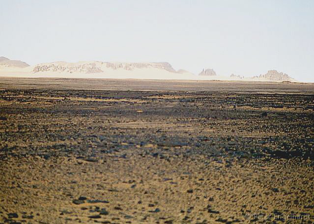 Algerien Sandwind Sandsturm Sahara Wüste.