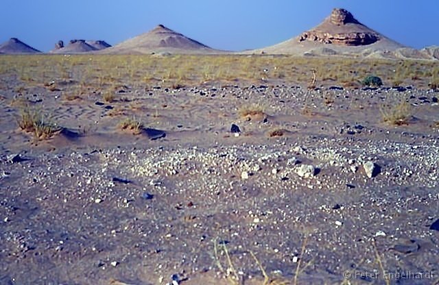 Algerien Sahara Schuttkegel