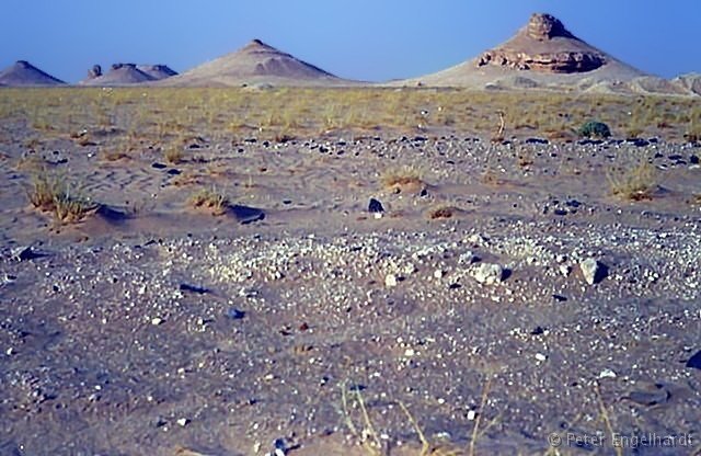 Algerien Sahara Schuttkegel