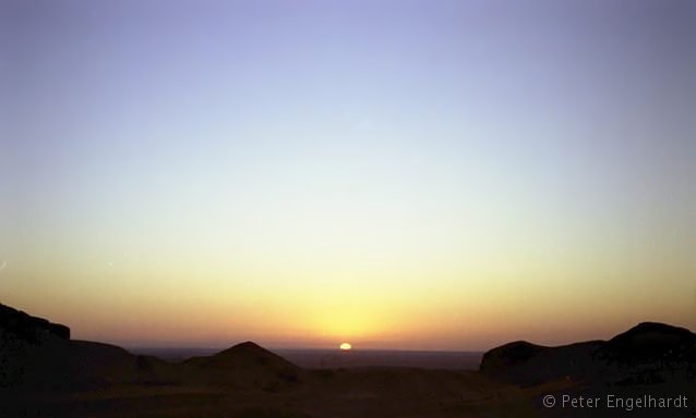 Algerien Sonnenuntergang Sahara