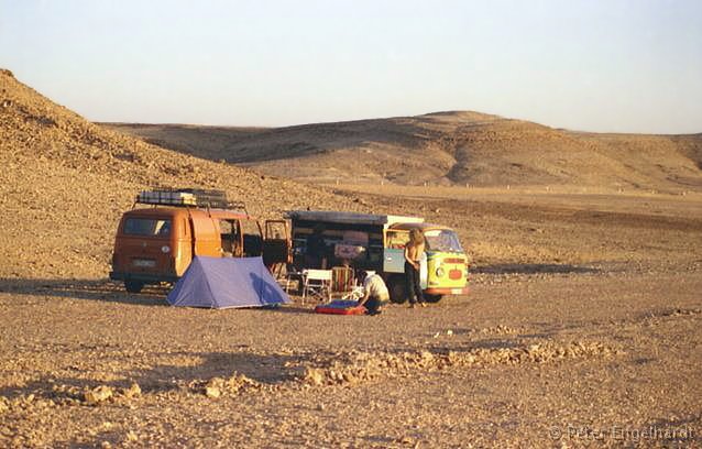 Algerien Sahara Straße Lagerplatz