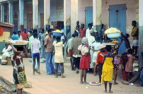 Straßenszene in Kumasi