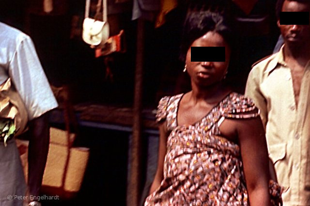 Afrikanerin auf einem Markt in Lomé