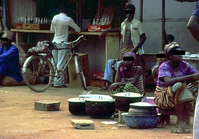 Essensstände in Lomé