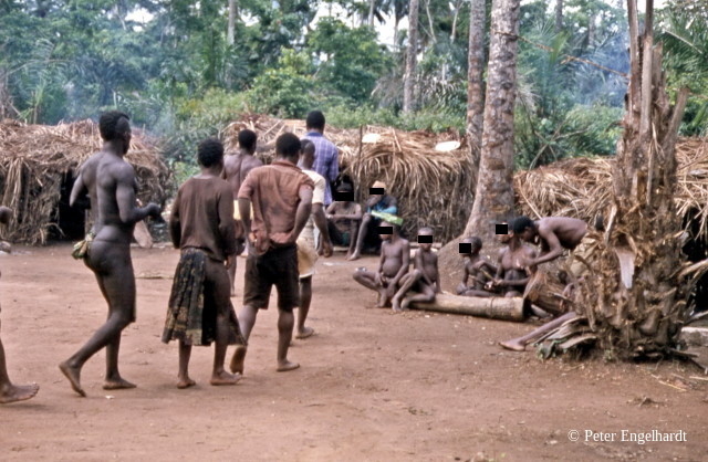 Pygmäen Trommeln Tanz In der Zentralafrikanischen Republik