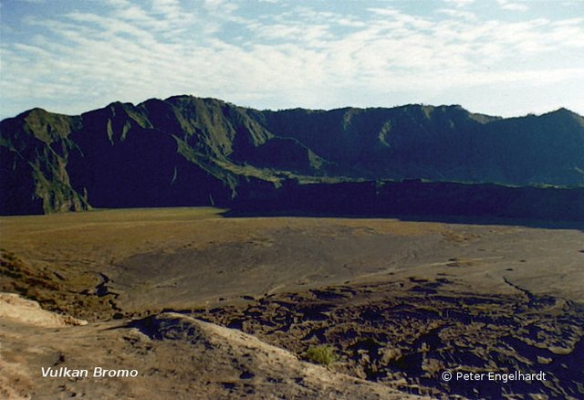 Vulkan Bromo - Blick vom Schlot