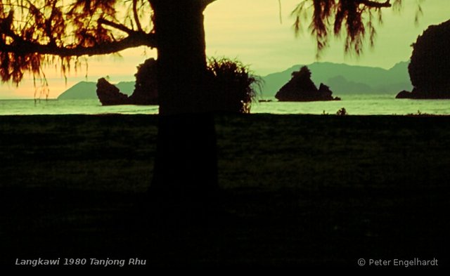 Abendstimmung in unserem Zielort auf Langkawi