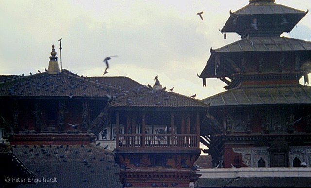 Die Königs-Empore im Tempelbezirk von Patan
