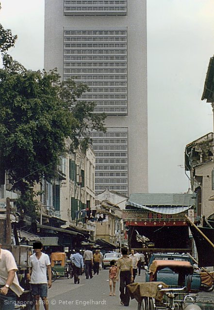 Das alte und das neue Singapur im Jahr 1980