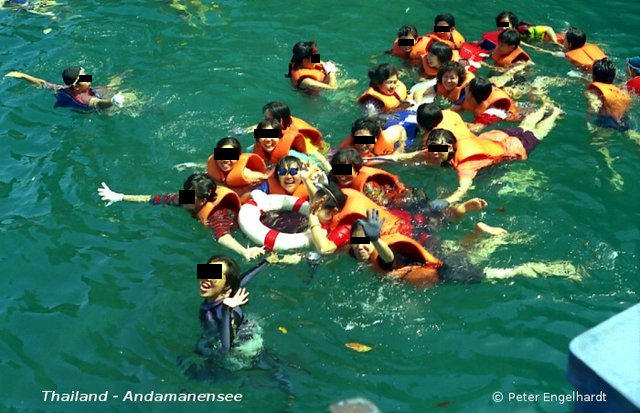 Schwimmen in der Andamanensee