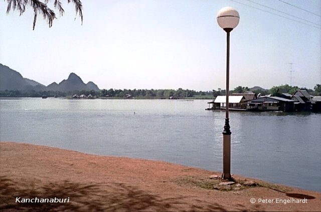 Kanchanaburi Hausboote auf dem Mae Klong