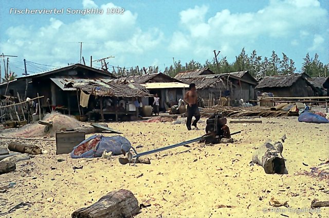 Fischerhütten in Songkhla