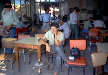 Der Autor in einer Teestube in Kayseri
