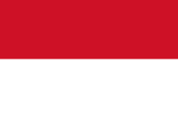 Landesflagge Indonesien